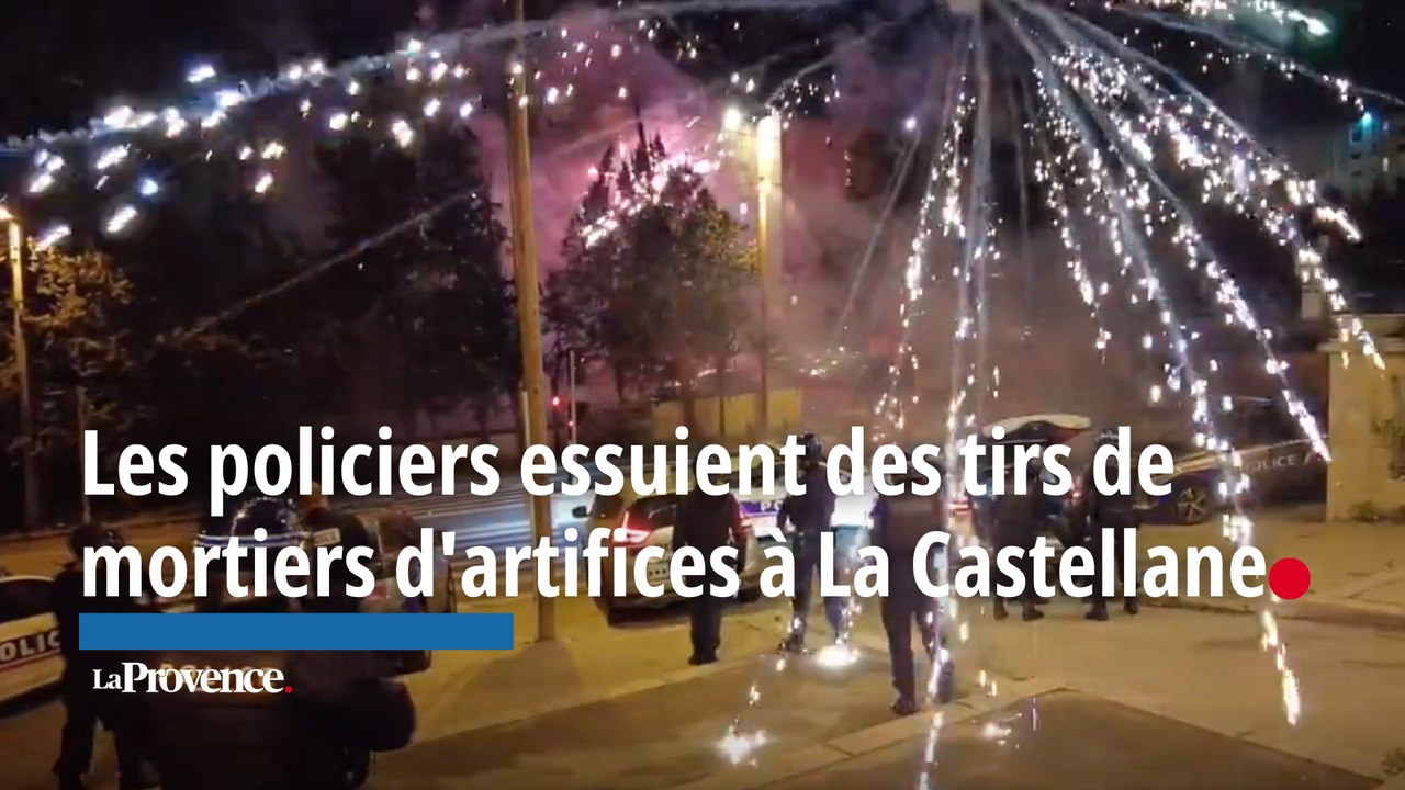 Les policiers essuient des tirs de  mortiers d'artifices à La Castellane