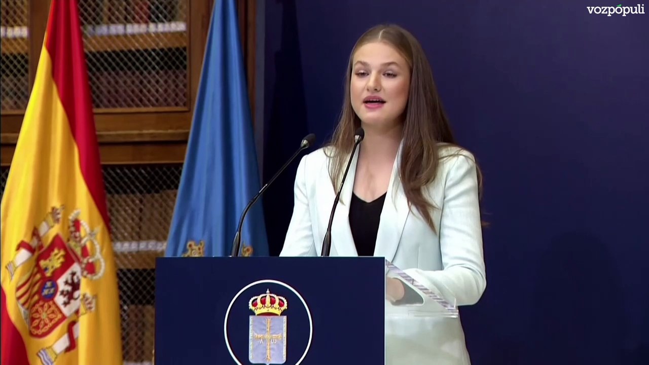 El emocionante discurso de Leonor sobre Asturias