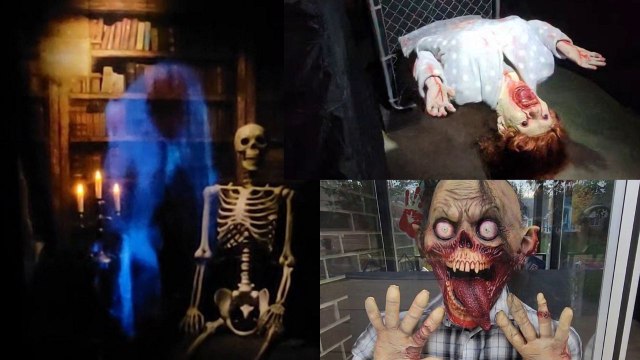 Man spends thousands building elaborate haunted house in his garage