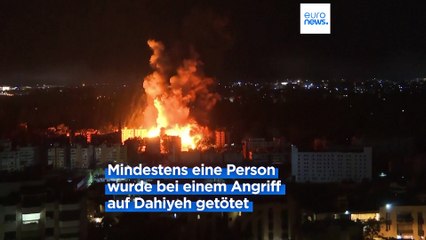 Angriffe auf Libanon: Israel bombardiert Tyros und Dahiyeh