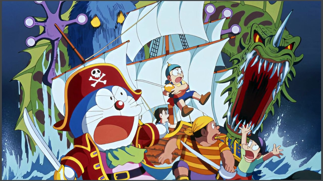 Doraemon Nobita’s Great Adventure in the South Seas ‍☠️  1998 Movie Recap & Epic Pirate Quest