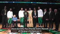 Celtics stars amazed with 'special' NBA ring ceremony