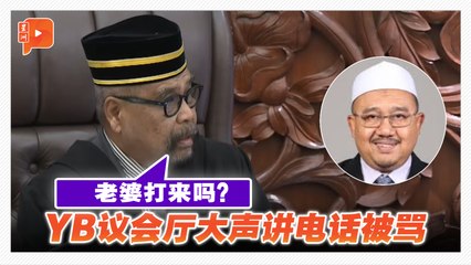 YB大声讲电话被骂 副议长讥：老婆打来吗？