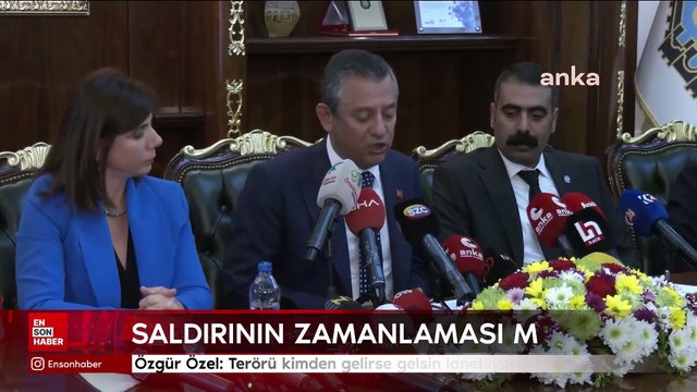 Özgür Özel: Terörü kimden gelirse gelsin lanetliyoruz