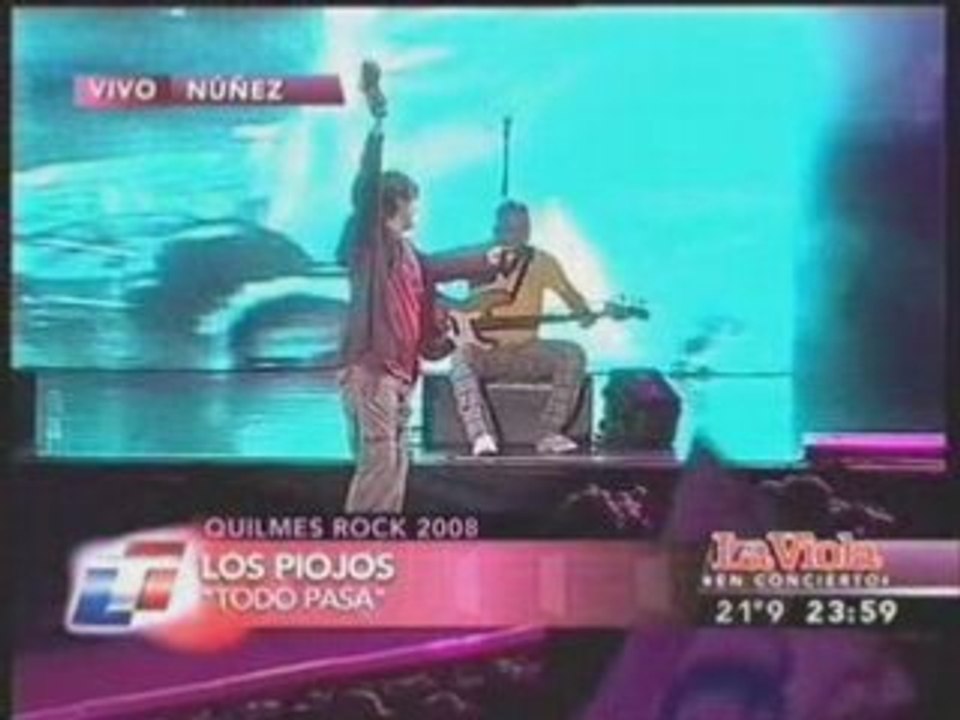 Los Piojos - Todo Pasa Vivo Quilmes Rock 2008
