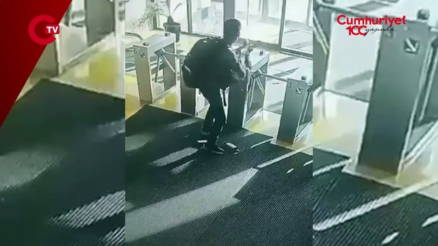 TUSAŞ'a saldıran teröristin nizamiyeye giriş anı