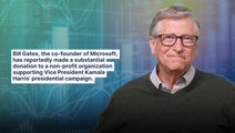 Bill Gates Makes $50M Private Donation To Kamala Harris' Campaign After Years Of Political Silence: 'This Election Is Different,' Says Billionaire