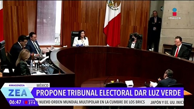 Tribunal Electoral propone dar luz verde al INE para proceso de elección del Poder Judicial