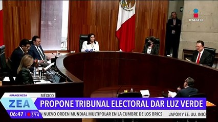 Tribunal Electoral propone dar luz verde al INE para proceso de elección del Poder Judicial