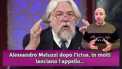 Alessandro Meluzzi dopo l’ictus, in molti lanciano l'appello...