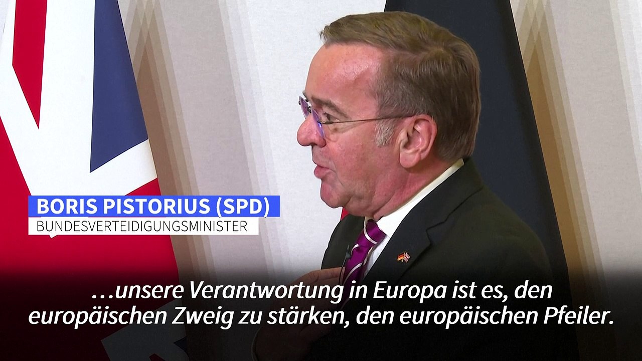 Pistorius: Müssen auch mit Harris mehr für unsere Verteidigung tun