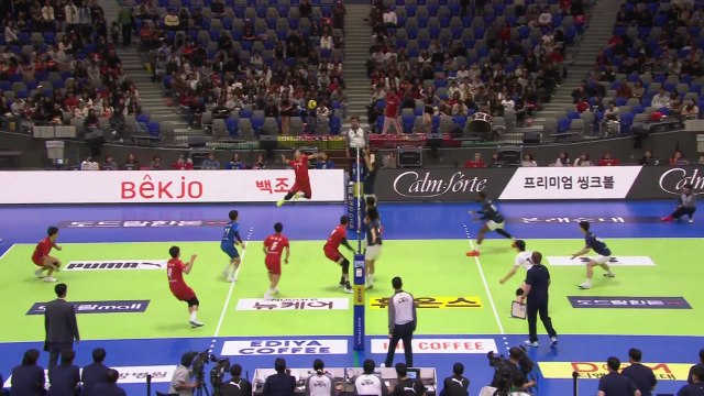 한국전력, 대한항공 꺾고 홈 개막전 승리 / YTN