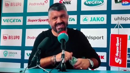 Gattuso, qualcosa non va! Beve dalla bottiglietta, ma...