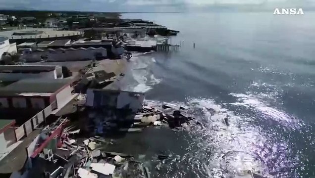 Maltempo sul Litorale romano, i danni delle mareggiate agli stabilimenti