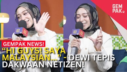 #GempakVideoNews : "Saya Ada IC Biru" - Dewi