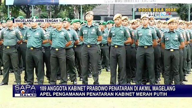 Prabowo-Gibran Bakal Boyong Kabinet Merah Putih ke Akmil Magelang Selama 3 Hari
