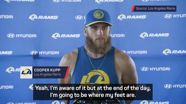 Rams wide receiver Kupp 'aware' of trade talk