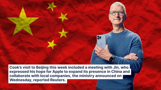 Tim Cook Engages With China's IT Minister As iPhone Maker Aims To Enhance Local User Experience With Apple Intelligence