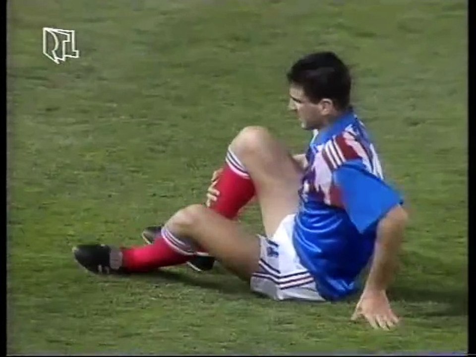 France v Germany FR 28th FEB 1990