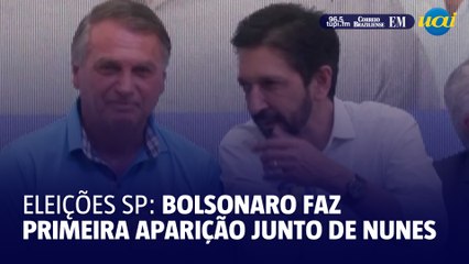 Churrascada de Nunes com Bolsonaro em SP é marcada por protestos