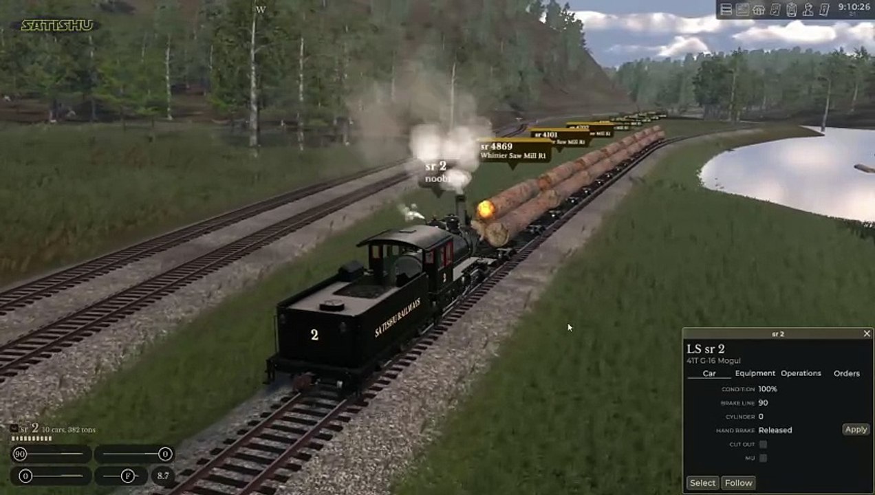 Früh morgens die ersten Wagen bereitstellen. | Railroader | Ep. 16