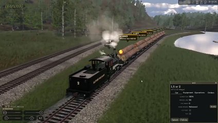 Früh morgens die ersten Wagen bereitstellen. | Railroader | Ep. 16