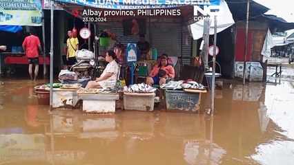 One dead after tropical storm Trami hits the Philippines