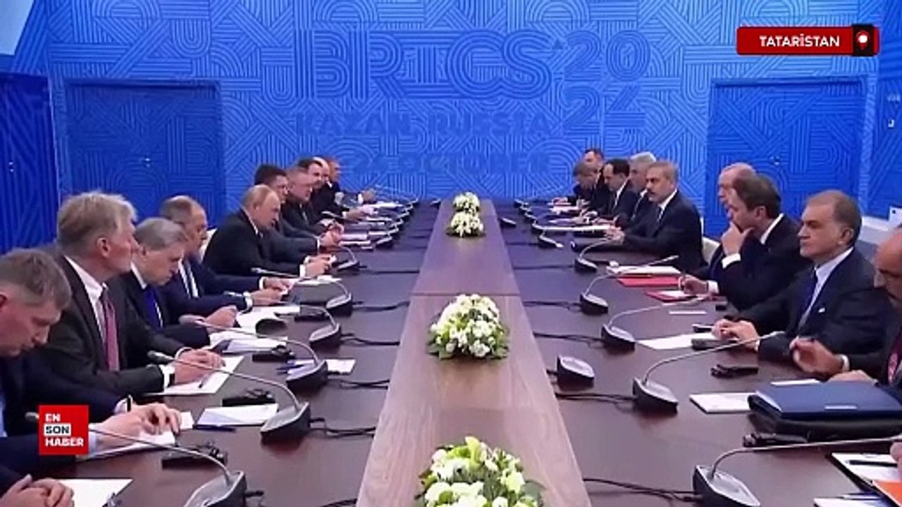 Cumhurbaşkanı Erdoğan, Vladimir Putin görüşmesi...