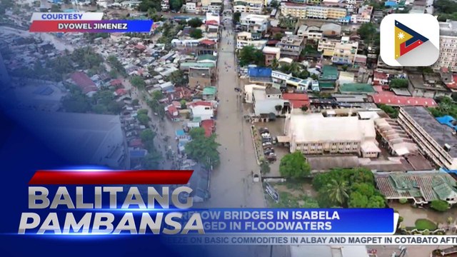 3 overflow bridges in Isabela submerged in floodwaters; Huge portion of Naga City, Camarines Sur flooded