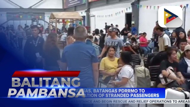 PPA Batangas, Batangas PDRRMO to facilitate evacuation of stranded passengers; Sea travel remains suspended