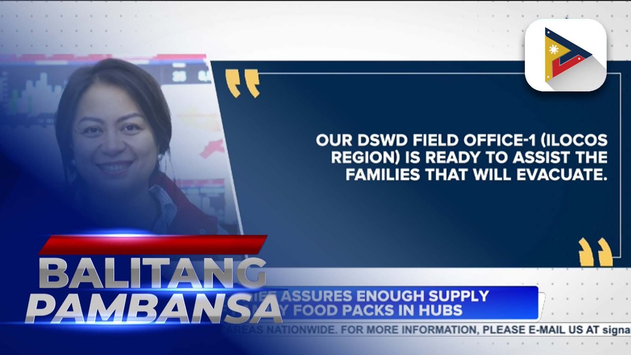 DSWD distributes family food packs to families in Sorsogon
