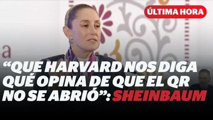 Sheinbaum se burla de la falla de QR para bajar la reforma judicial I Reporte Indigo