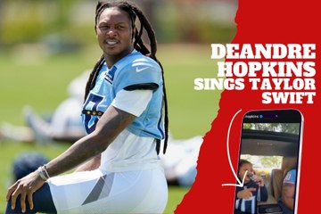 New Chiefs WR Deandre Hopkins posted his family dancing to “22” by Taylor Swift