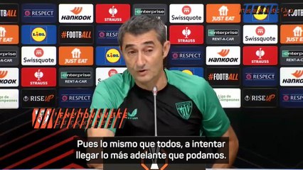 Valverde tajante con las aspiraciones del Athletic Club en Europa League