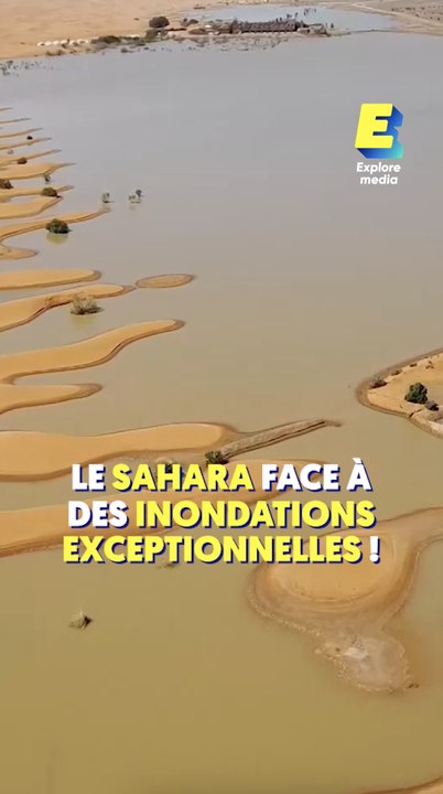 Le Sahara face aux inondations