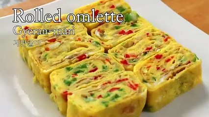 Rolled omelette    (Gyeran mari),
