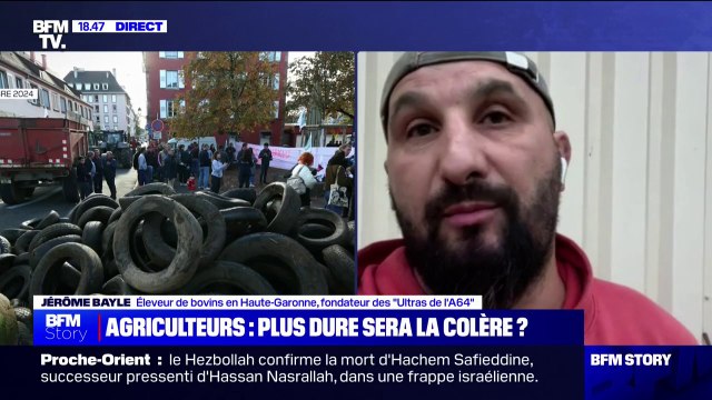 Crise agricole: S'il faut qu'on aille bloquer à nouveau la chaîne des Pyrénées, les Alpes et le Jura, on saura le faire , assure l'éleveur Jérôme Bayle