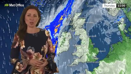 Met Office Wednesday Evening Forecast 23/10/24