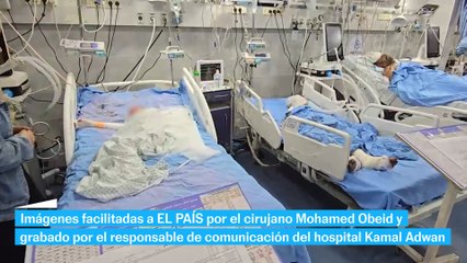 El hospital Kamal Adwan en Gaza