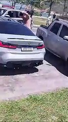 Lateral do Flamengo é visto na praia do Recreio durante confusão com torcida do Peñarol