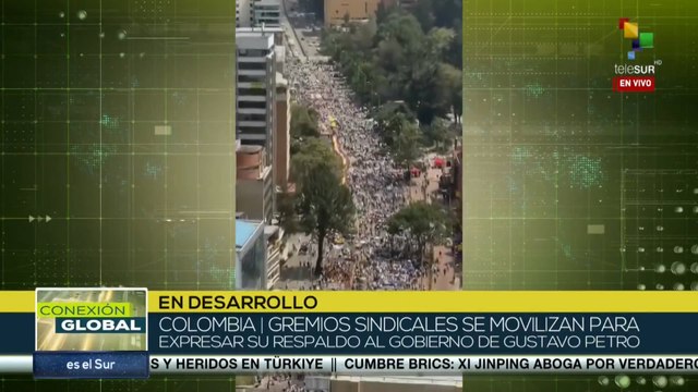 Conexión Global 23-10: Colombianos movilizados en respaldo al pdte. Petro