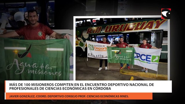 Más de 100 misioneros compiten en el Encuentro Deportivo Nacional de profesionales de Ciencias Económicas en Córdoba