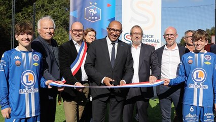 Inauguration du terrain Foot 5 à Saulnières