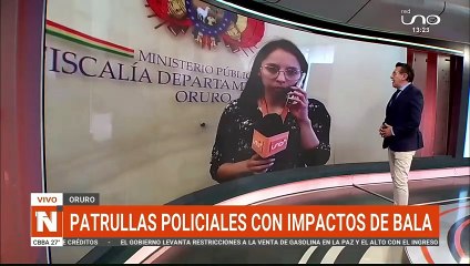 Balas impactan patrullas