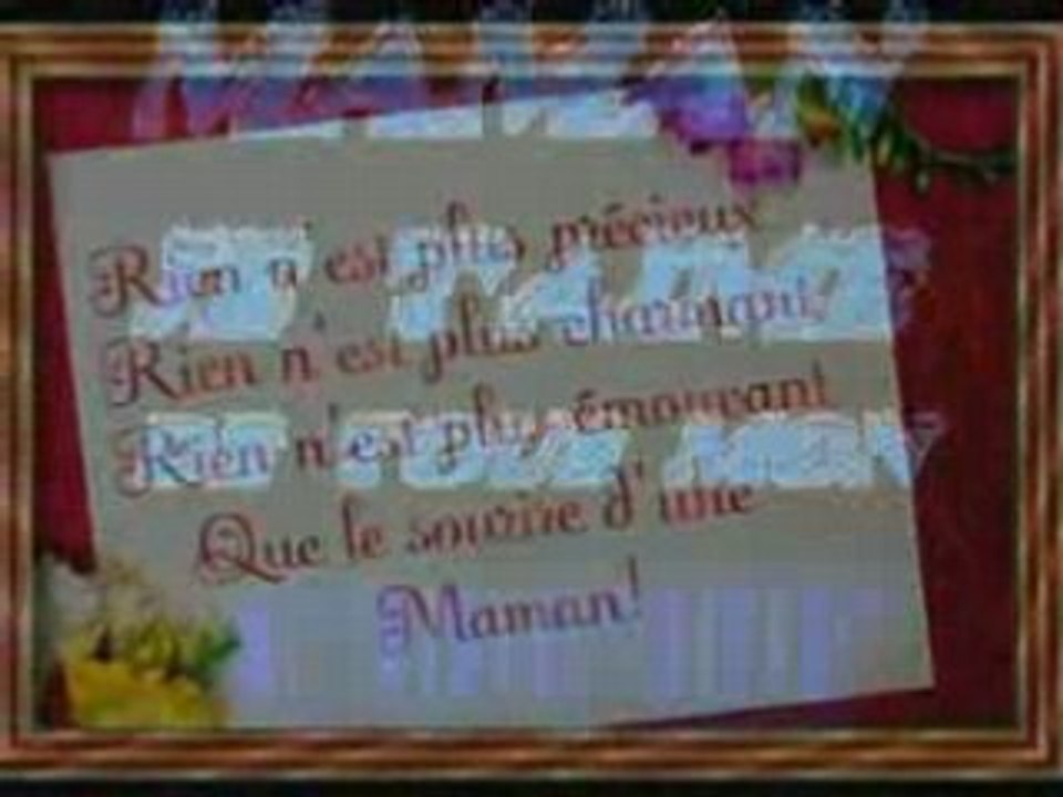 Pour ma mere