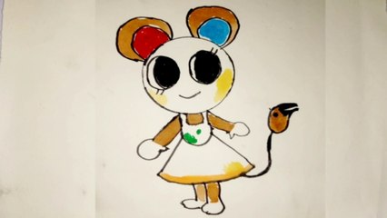 Explore the Colorful World of Palette the Mouse Dandy 🎨