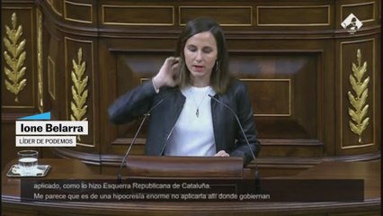 Belarra: "Defienden a los rentistas porque son rentistas"