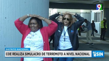 COE realiza simulacro de Evacuación por Terremoto| Primera Emisión SIN
