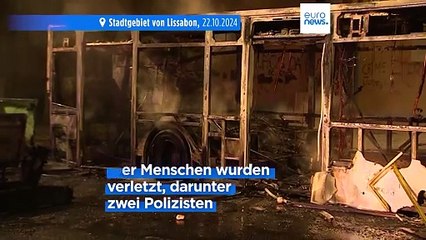 Zweite Nacht in Folge Unruhen in Lissabon: Vier Verletzte und drei Festnahmen