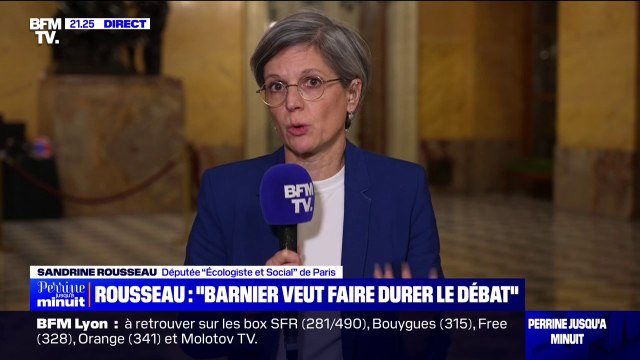 Budget: Sandrine Rousseau votera une motion de censure en cas de recours du gouvernement au 49.3, mais pas celle du RN